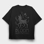 Bloom Under The Stars Reindeer Spring, Tricou Oversize Barbati (Unisex)