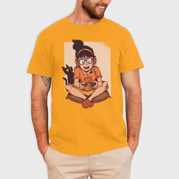 Gamer Girl, Tricou Barbati (Unisex)