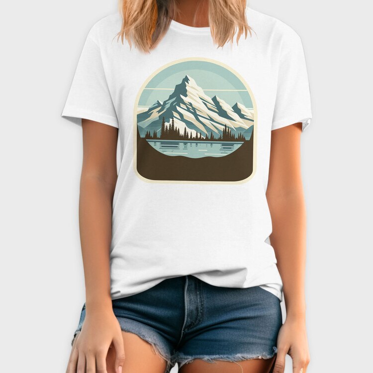 Mountain Landscape, Tricou Barbati (Unisex)