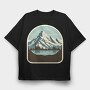 Mountain Landscape, Tricou Oversize Barbati (Unisex)