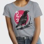 Red Moon Raven Traditional Crow, Tricou Femei