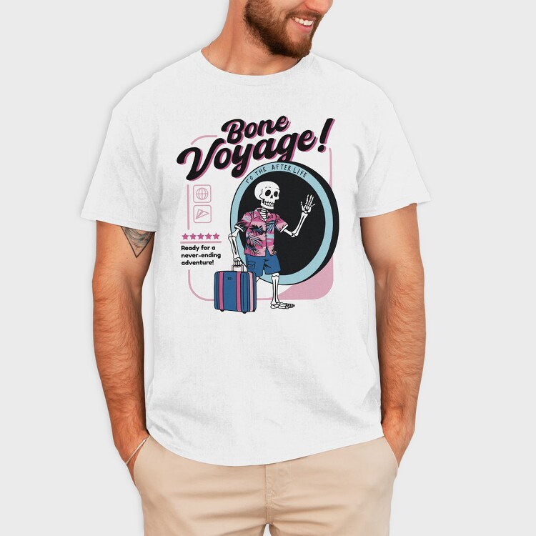 Bone Voyage Trend, Tricou Barbati (Unisex)