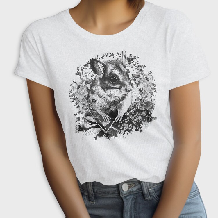 Garden Mouse Realistic Dormouse, Tricou Femei