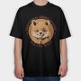 Red Panda Existential Crisis Loading, Tricou Oversize Barbati (Unisex)