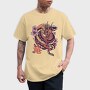 Japanese Dragon Sakura Blossom, Tricou Barbati (Unisex)