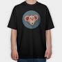 Mousey Smile, Tricou Oversize Barbati (Unisex)