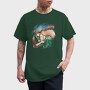 Horse Girl Colorful Hair, Tricou Barbati (Unisex)