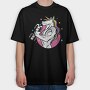 Muscular Unicorn Fit, Tricou Oversize Barbati (Unisex)