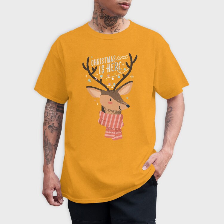 Reindeer Christmas 05, Tricou Barbati (Unisex)