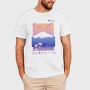 Japanese Mountain Landscape Vaporwave Anime, Tricou Barbati (Unisex)