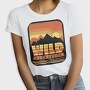 Retro Sunset Wild Adventures, Tricou Femei
