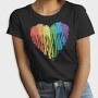 Puzzle Rainbow Paint, Tricou Femei