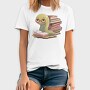 Bookworm With Glasses Worm Reading, Tricou Barbati (Unisex)