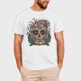 Mushroom Skull Flora, Tricou Barbati (Unisex)