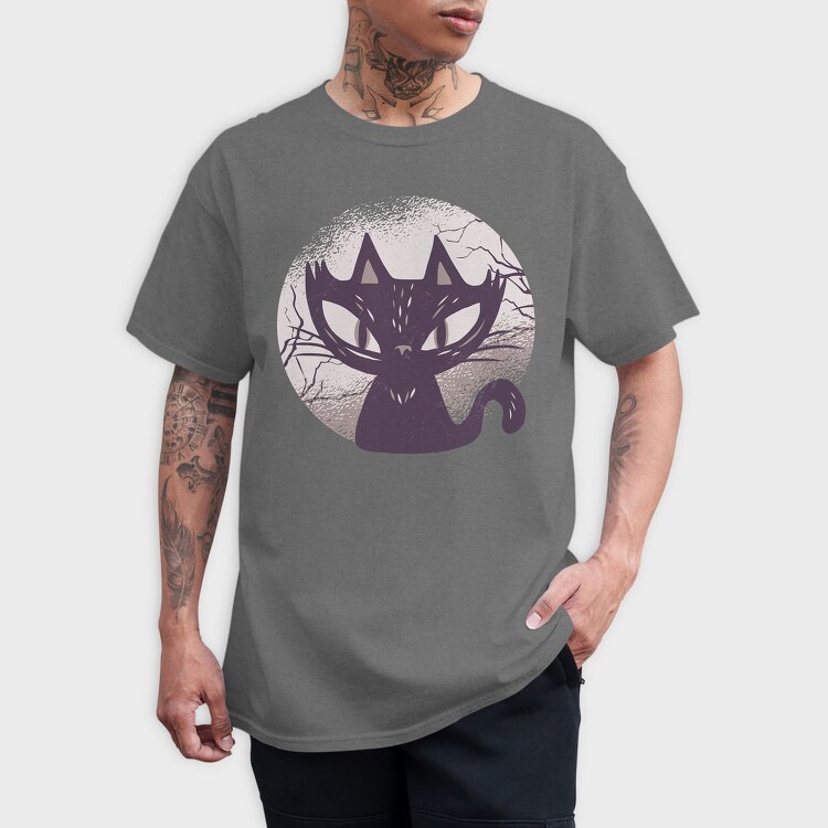 Dark Cat, Tricou Barbati (Unisex)