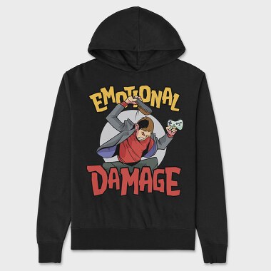 Hanorac Barbati (Unisex), Emotional Damage