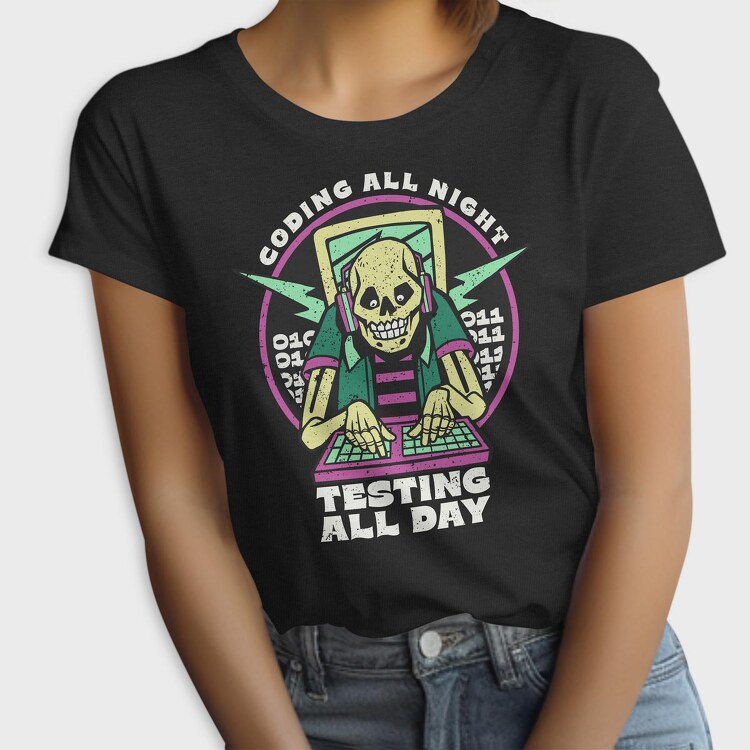 Skeleton Coding, Tricou Femei