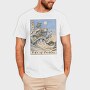 Japanese Turtle Ukiyo Wave Sea, Tricou Barbati (Unisex)