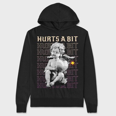 Hurts a Bit, Hanorac Oversize Barbati (Unisex)