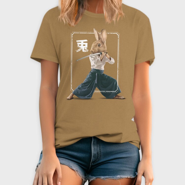 Rabbit Ninja, Tricou Barbati (Unisex)