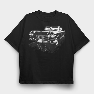 Classic Cadillac Sketch I M Classic, Tricou Oversize Barbati (Unisex)