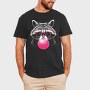 Raccoon Bubblegum, Tricou Barbati (Unisex)