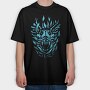 Dark Creature Demon Animal Head Darkness, Tricou Oversize Barbati (Unisex)