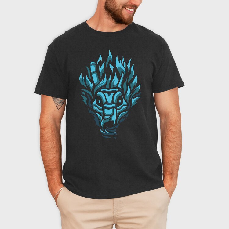 Dark Creature Demon Face Darkness, Tricou Barbati (Unisex)
