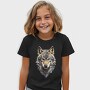 Geometric Wolf Head, Tricou Copii