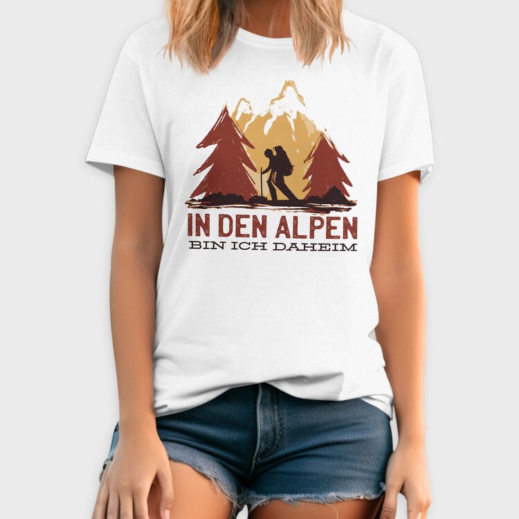 German Alpen Hiking, Tricou Barbati (Unisex)