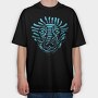 Dark Creature Demon Mask Darkness, Tricou Oversize Barbati (Unisex)
