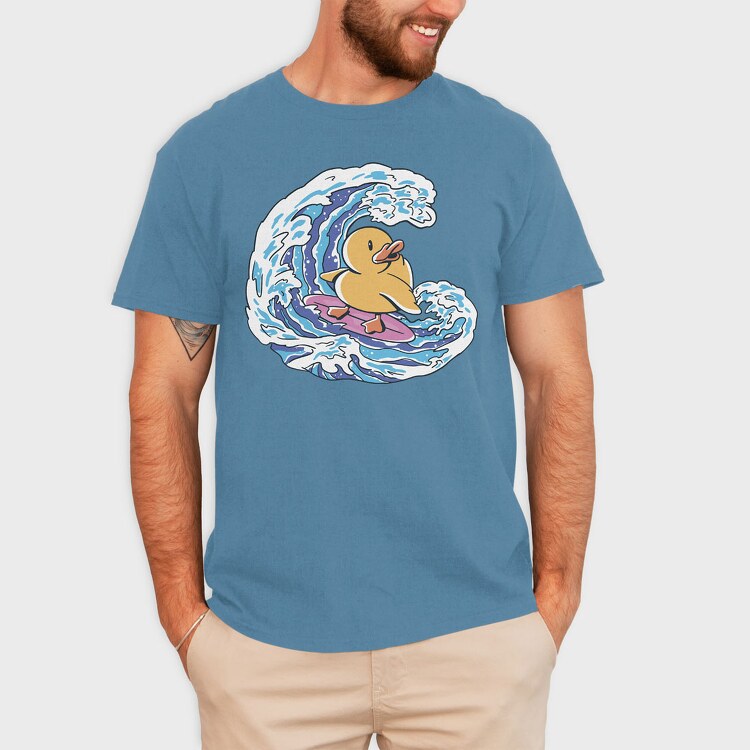 Rubber Duck Surf, Tricou Barbati (Unisex)