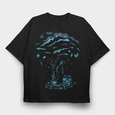 Dark Creature Nature Demon Darkness, Tricou Oversize Barbati (Unisex)
