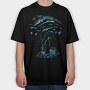 Dark Creature Nature Demon Darkness, Tricou Oversize Barbati (Unisex)