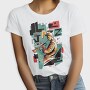 Jazz Musician Abstract Music, Tricou Femei
