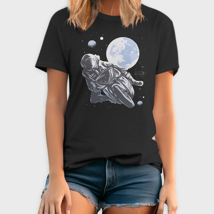 Motorbike Astronaut, Tricou Barbati (Unisex)