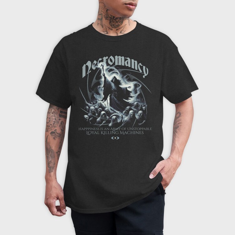 Dark Fantasy Necromancy, Tricou Barbati (Unisex)