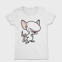Cartoon Retro Pinky and Cerebro 6, Tricou Femei