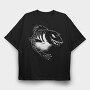 Dark Fish, Tricou Oversize Barbati (Unisex)