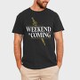 Weekend Is Coming Sword, Tricou Barbati (Unisex)