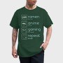 Anime And Gaming Routine Ramen Repeat, Tricou Barbati (Unisex)
