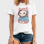 Anime Cat Cute, Tricou Barbati (Unisex)