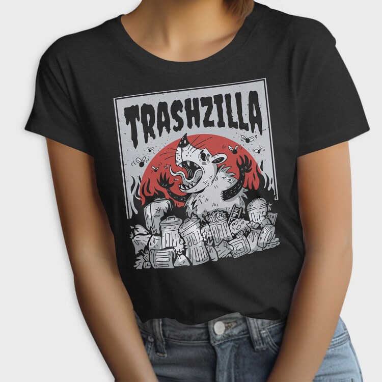 Giant Opossum Trash City Zilla, Tricou Femei