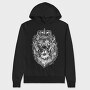 Crowned Lion, Hanorac Oversize Barbati (Unisex)