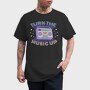 Turn The Music Up Vaporwave Radio, Tricou Barbati (Unisex)