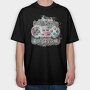 Joystick Button Mashing Watercolor Legend, Tricou Oversize Barbati (Unisex)