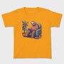 Chill Sloth Playing Video Games, Tricou Copii