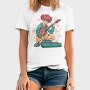 Anime Girl Electric Guitar Pedals, Tricou Barbati (Unisex)