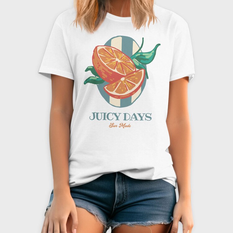Juicy Days Citrus Summer, Tricou Barbati (Unisex)