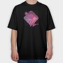 Retrowave Landscape, Tricou Oversize Barbati (Unisex)